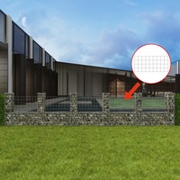 Gabion Basket U-Shape Galvanised Steel 570x20x100 cm vidaXL