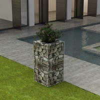 Gabion Raised Bed Steel 50x50x100 cm vidaXL