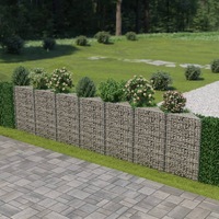 Gabion Wall Galvanised Steel 450x30x100 cm vidaXL