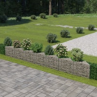 Gabion Wall Galvanised Steel 450x30x50 cm vidaXL