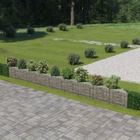 Gabion Wall Galvanised Steel 630x30x50 cm vidaXL