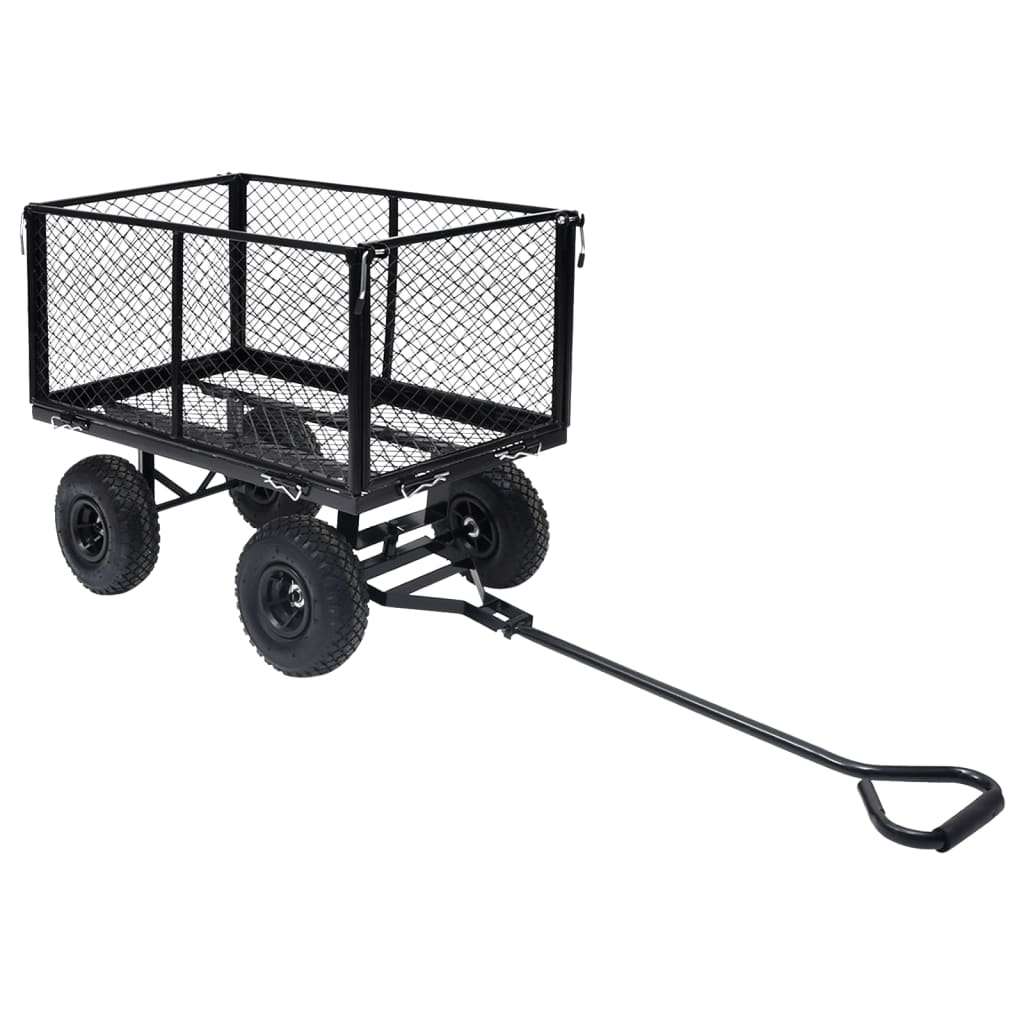 Garden Hand Trolley Black 350 kg vidaXL Australia