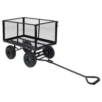 Garden Hand Trolley Black 350 kg vidaXL