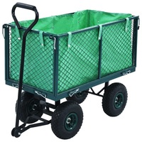 Garden Hand Trolley Green 350 kg vidaXL