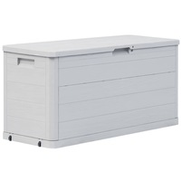 Garden Storage Box 280 L Light Grey vidaXL