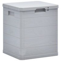 Garden Storage Box 90 L Light Grey vidaXL