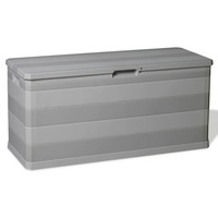 Garden Storage Box Grey 117x45x56 cm vidaXL