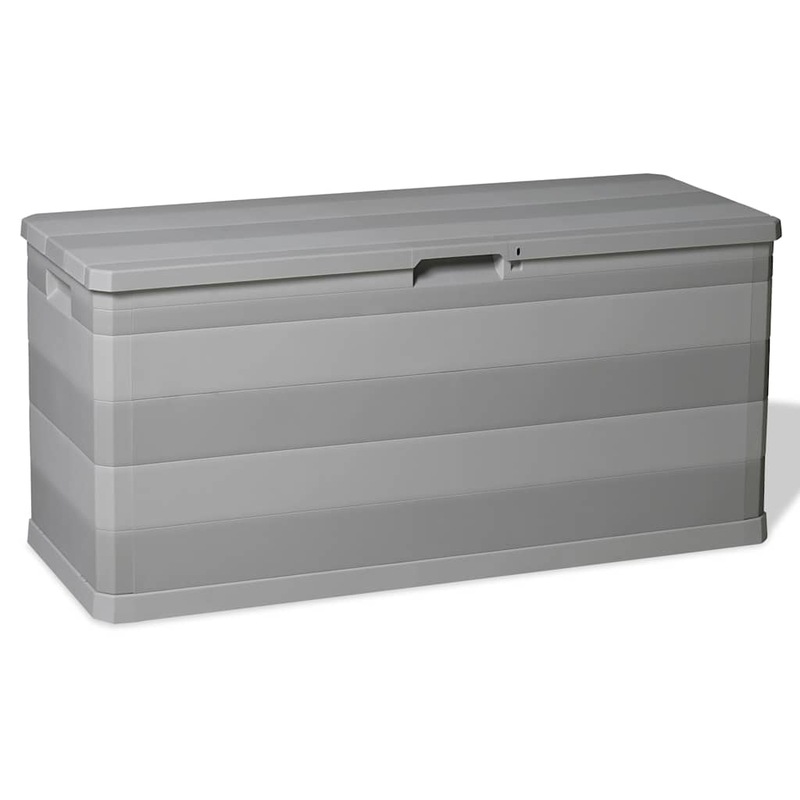 Buy Garden Storage Box Grey 117x45x56 cm vidaXL MyDeal