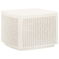 Garden Table White 53x53x40 cm Plastic vidaXL