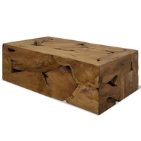 Coffee Table 90x50x30 cm Genuine Teak Brown vidaXL