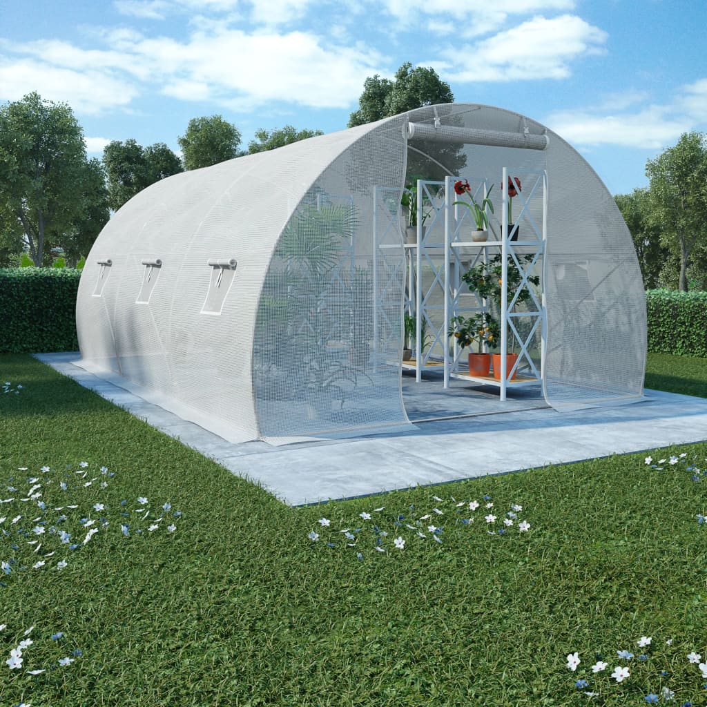 Greenhouse 13.5 m² 450x300x200 cm vidaXL