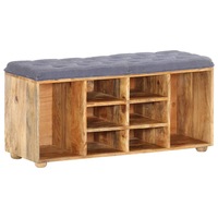Hall Bench 100x35x47 cm Solid Mango Wood vidaXL