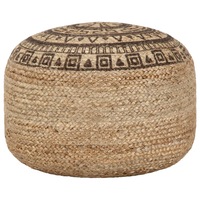 Handmade Pouffe Brown 45x30 cm Jute vidaXL