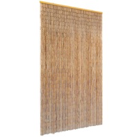 Insect Door Curtain Bamboo 120x220 cm vidaXL