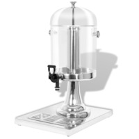 Juice Dispenser Stainless Steel 8 L vidaXL