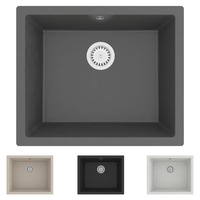 Kitchen Sink with Overflow Hole Bathroom Granite Cistern Multi Colours vidaXL