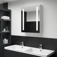 LED Bathroom Mirror Cabinet 50x13x70 cm vidaXL