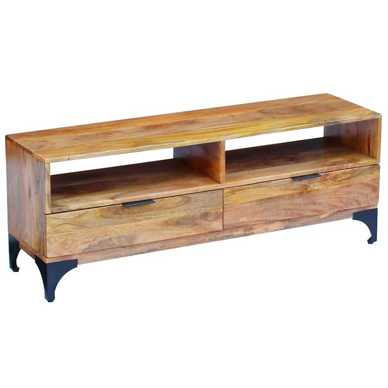 Buy TV Stand Mango Wood 120x35x45 cm vidaXL MyDeal