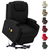 Lift Chair Massage Chair Lift Recliner Chair Armchair Faux Leather vidaXL