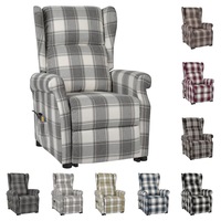 Lift Chair Massage Chair Lift Recliner Chair Office Armchair Fabric vidaXL