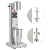 Milkshake Mixer Stainless Steel 1 L vidaXL