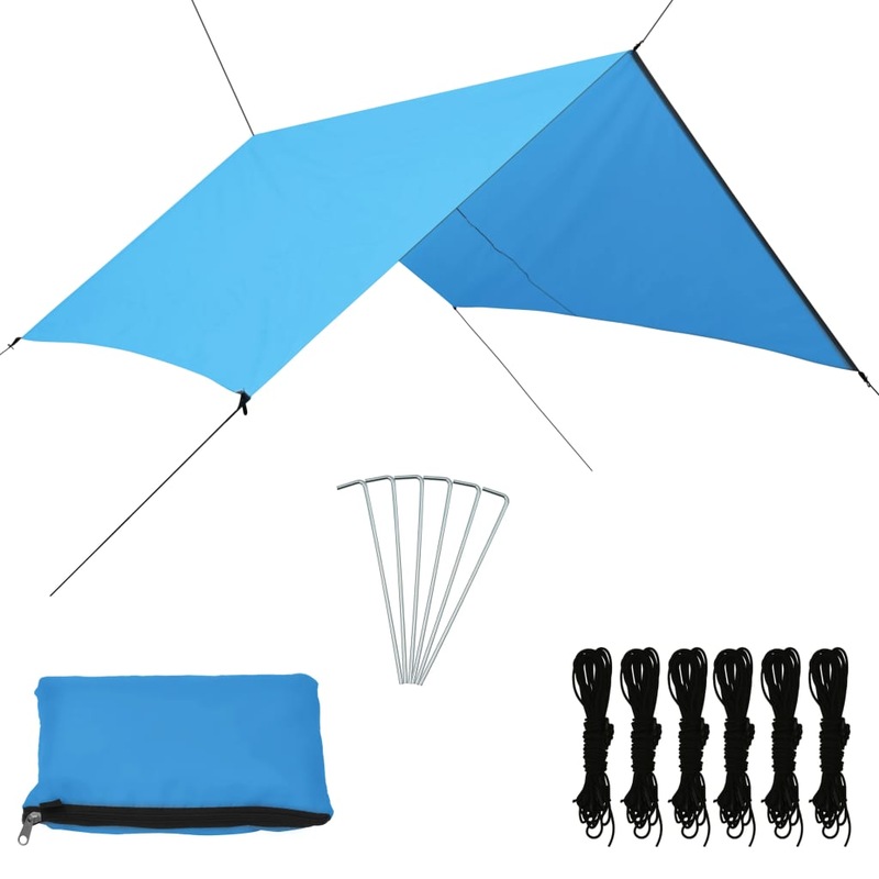 Outdoor Tarp 3x2.85 m Blue - MyDeal