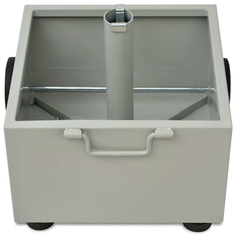 Outdoor Umbrella Stand Plant Pot Grey MyDeal