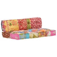 Pouffe Patchwork Fabric vidaXL