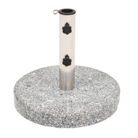Parasol Base Granite Round 20 kg vidaXL