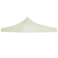 Party Tent Roof 3x3 m Cream vidaXL
