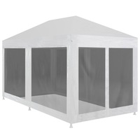 Party Tent with 6 Mesh Sidewalls 6x3 m vidaXL