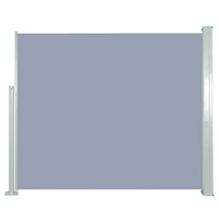 Retractable Side Awning 120 x 300 cm Grey vidaXL