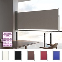 Patio Retractable Side Awning Privacy Screen Sunshade Canopy Balcony vidaXL