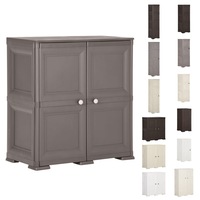 Plastic Cabinet Wood Design Storage Home Organiser Multi Colours/Sizes vidaXL