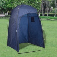 Shower/WC/Changing Tent Blue vidaXL