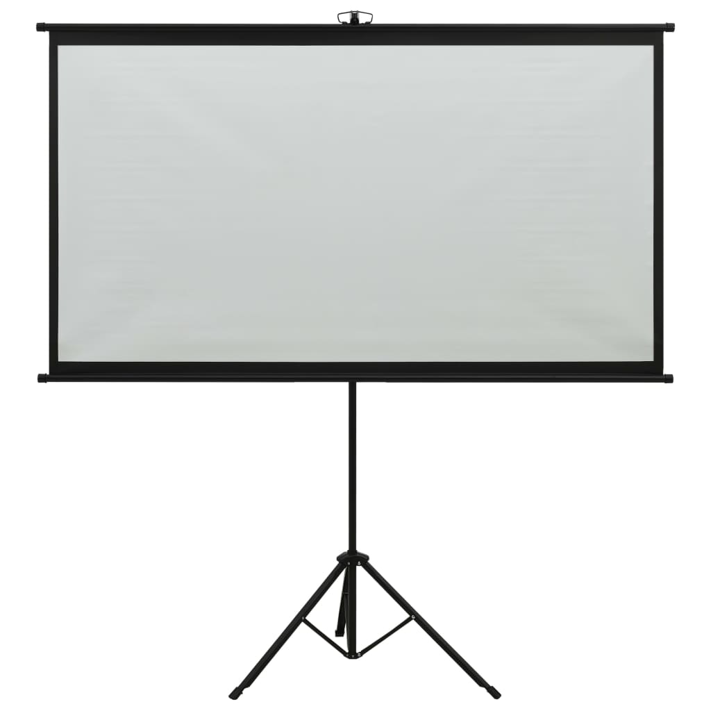 Projection Screen with Tripod 90" 4:3 Home Office Theater Film Screen