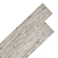 Non Self-adhesive PVC Flooring Planks 5.26 m� 2 mm Oak Washed vidaXL