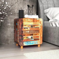 Night Cabinet Solid Reclaimed Wood 43x33x51 cm vidaXL