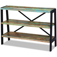 Sideboard 3 Shelves Solid Reclaimed Wood vidaXL