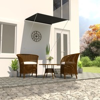 Retractable Awning 100x150 cm Anthracite vidaXL