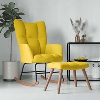 Rocking Chair Swing Chair Armchair Living Room Bedroom Office Velvet vidaXL