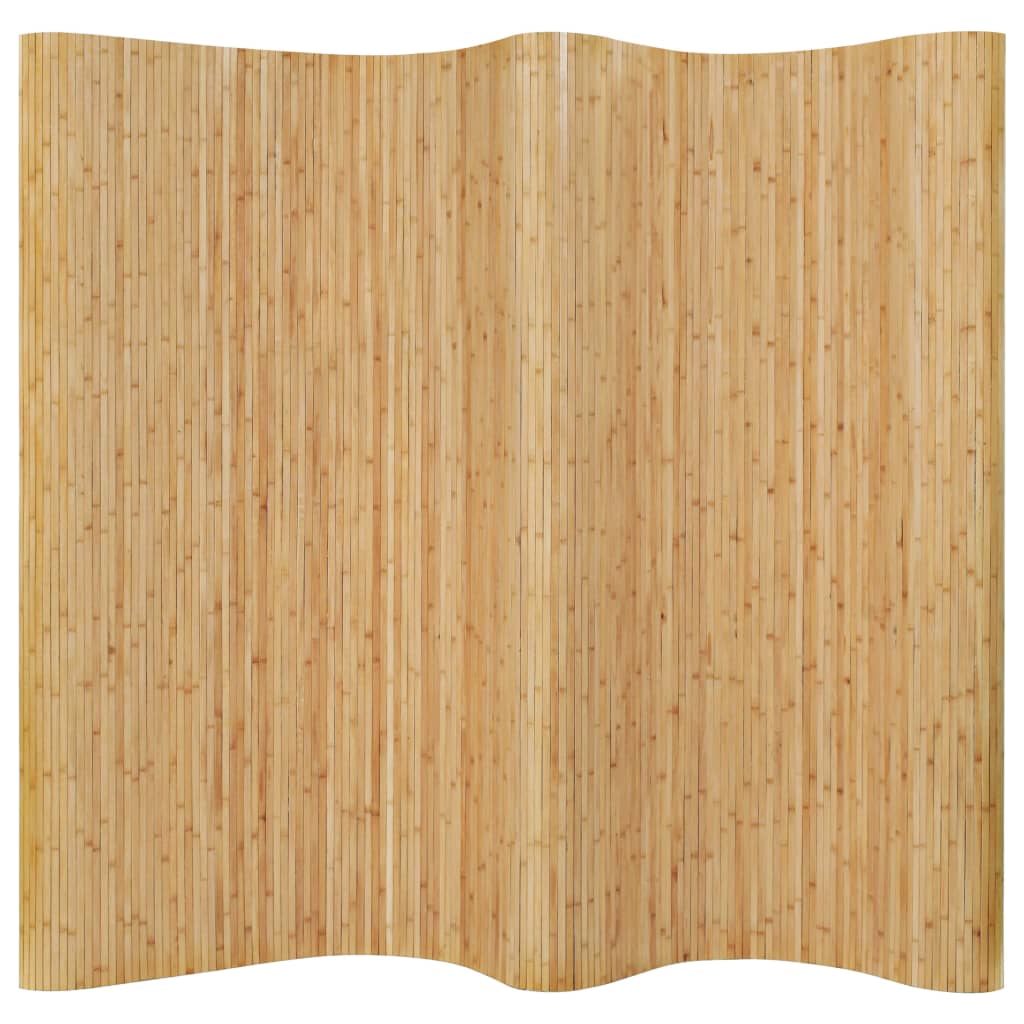 Room Divider Bamboo 250x165 cm Natural vidaXL