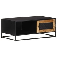 Coffee Table 90x50x35 cm Rough Mango Wood vidaXL