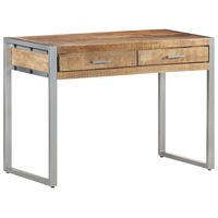Desk 108x50x75 cm Rough Mango Wood vidaXL