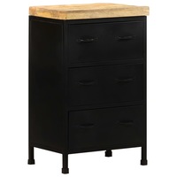 Sideboard 47x35x76 cm Rough Mango Wood vidaXL