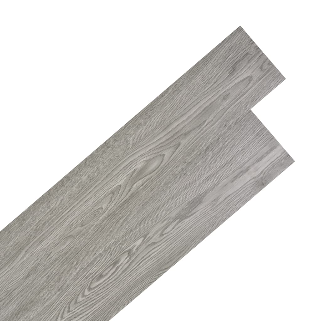 Self-adhesive PVC Flooring Planks 5.02 m?? 2 mm Dark Grey vidaXL