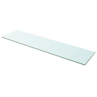 Shelf Panel Glass Clear 100x25 cm vidaXL