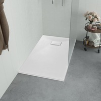 Shower Base Tray SMC White 80x80 cm vidaXL