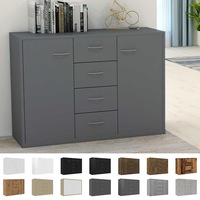 Sideboard Engineered Wood Home Storage Chest Dresser Multi Colours vidaXL