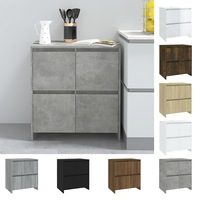 Sideboard Chipboard Buffet Storage Console Book Cabinet Multi Colours vidaXL